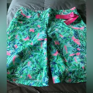 NWT Lilly Pulitzer Luxletic Tropical Print Shorts